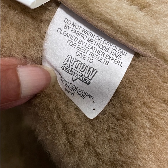 The Territory Ahead Vest Women Size M Tan Genuine Leather Zipper and Snaps - Picture 14 of 16